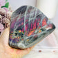 Large Polished Pink & Purple Flash Labradorite Freeform 904g