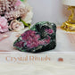 Natural Ruby in Zoisite Specimen UV Reactive 268g