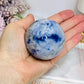Blue Afghanite Sphere on Stand 277g