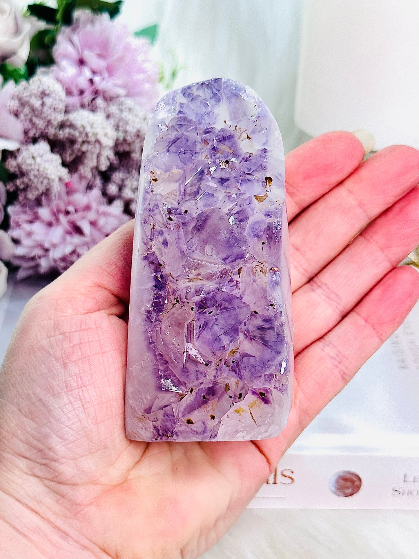 Stunning Amethyst Polished Tower From Brazil 361grams