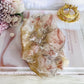 Incredible Huge Natural 19cm 1.26KG Black & Pink Lithium Quartz Natural Cluster From Brazil