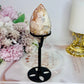 Flower Agate Egg On Stand 14.5cm