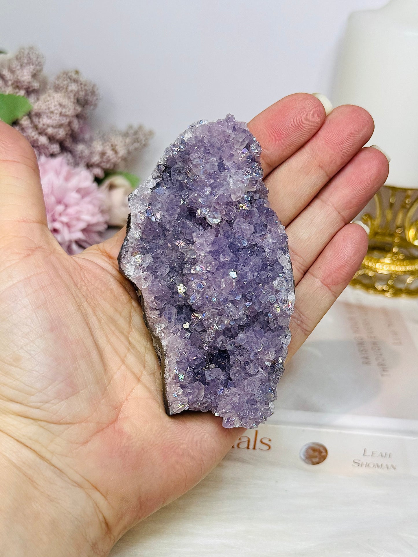 Angel Aura Amethyst Slab 9.5cm