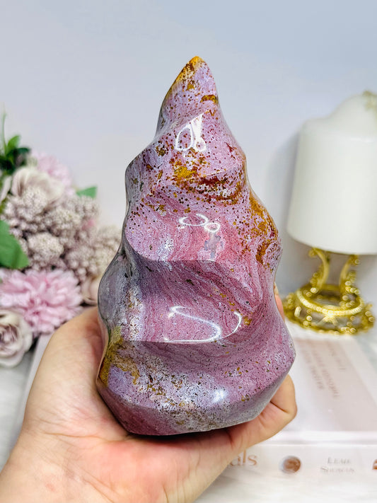 Large High Grade Ocean Jasper Flame 15cm 852g