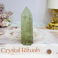 Natural Prasiolite | Green Amethyst Tower 7.5cm