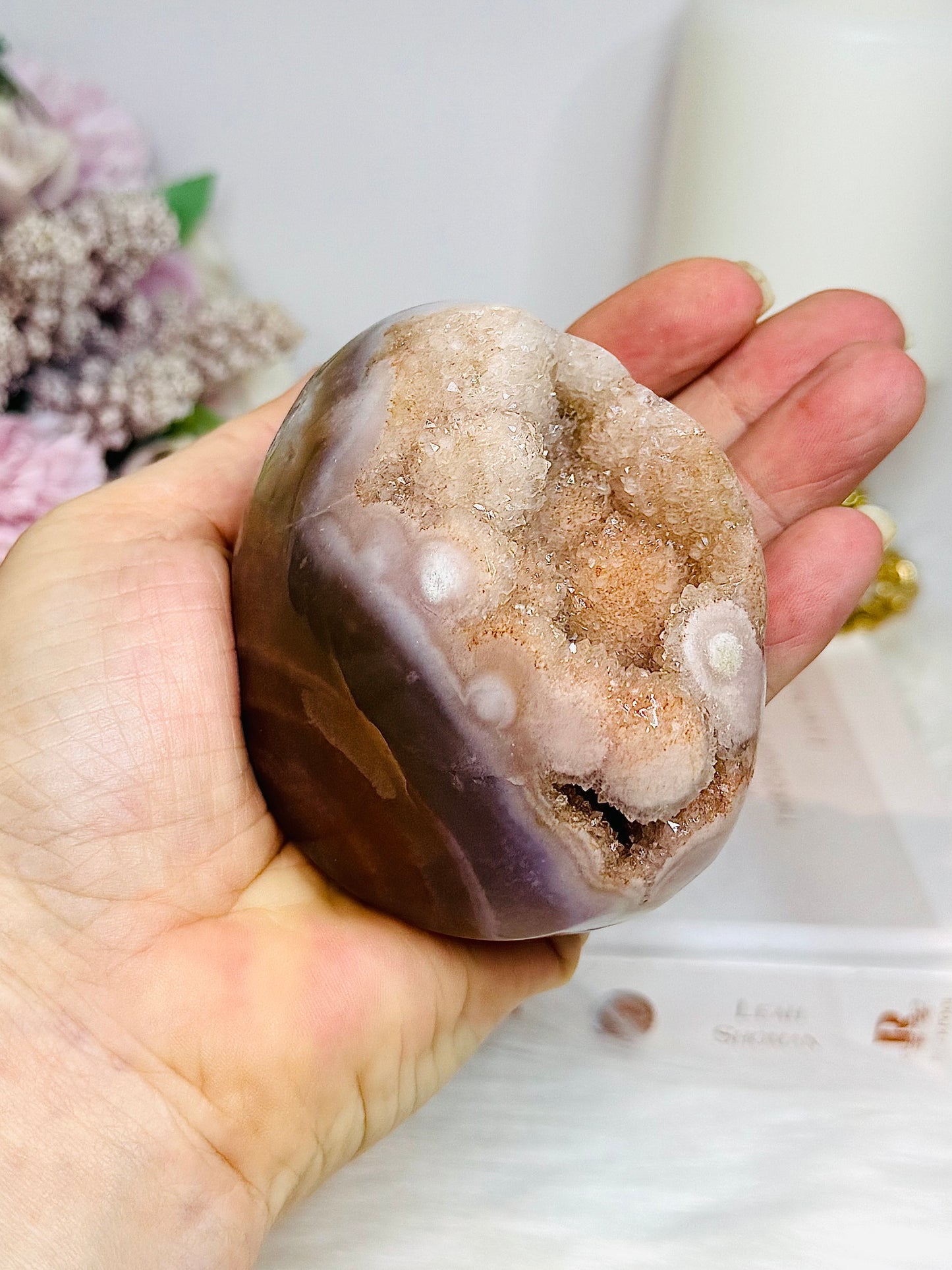 Agate Druzy Freeform 331g