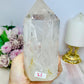Large Clear Quartz Tower on Stand 24cm 952g
