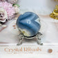 Druzy Agate Sphere on Stand 172g ￼