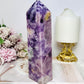 Large Purple Lepidolite Tower 17.5cm 575g