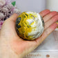 Large Bumblebee Jasper Sphere on Stand 383g