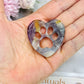 Fluorite Carved Animal Paw Print 5cm