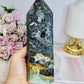 Large Sky Stone Quartz Tower 16.5cm 656g