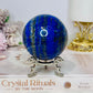 High Grade Large Lapis Lazuli Sphere on Stand 417g