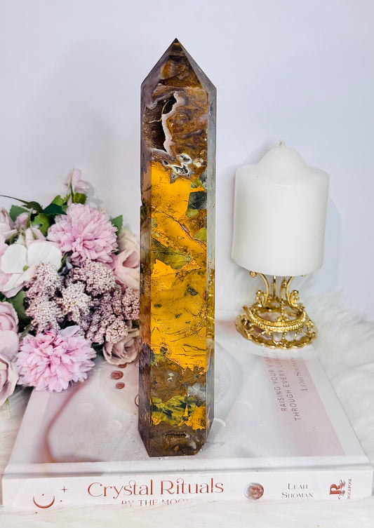 Large Chunky 25cm 918gram Pietersite Druzy Tower