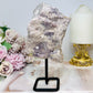 Natural Lepidolite Specimen On Stand 472g 16cm