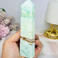 Pistachio Calcite Tower 13.5cm