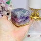 Rainbow Fluorite Cube 224g
