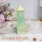 Pistachio Calcite Tower 9cm