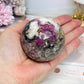 Large Pink Tourmaline Sphere On Stand 362g