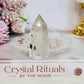 Beautiful Clear Quartz Tower | Point with Garden Quartz Inclusions 6cm