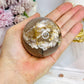 Flower Agate Sphere on Stand 291g