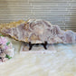 Statement Piece ~ Huge Chunky Pink Amethyst Slab on Stand 2.9KG 19cm