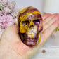 Mookaite Jasper Carved Skull 8.5cm 431g