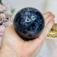 Cordierite Sphere on Stand 401g