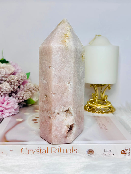 Large Chunky Pink Amethyst Druzy Tower 17cm 1.16KG