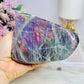 Large Polished Pink & Purple Flash Labradorite Freeform