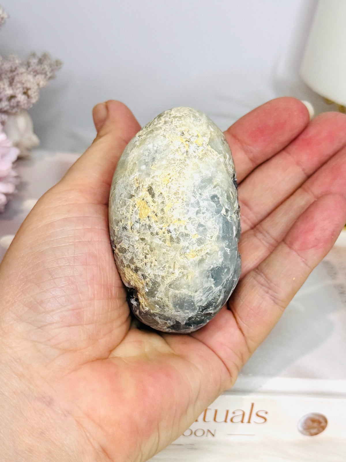 Blue Celestite Freeform 309g