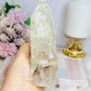 High Grade Clear Quartz Tower with Rainbows 13.5cm 434g