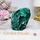 Large Malachite | Chrysocolla Polished Natural Freeform 415g