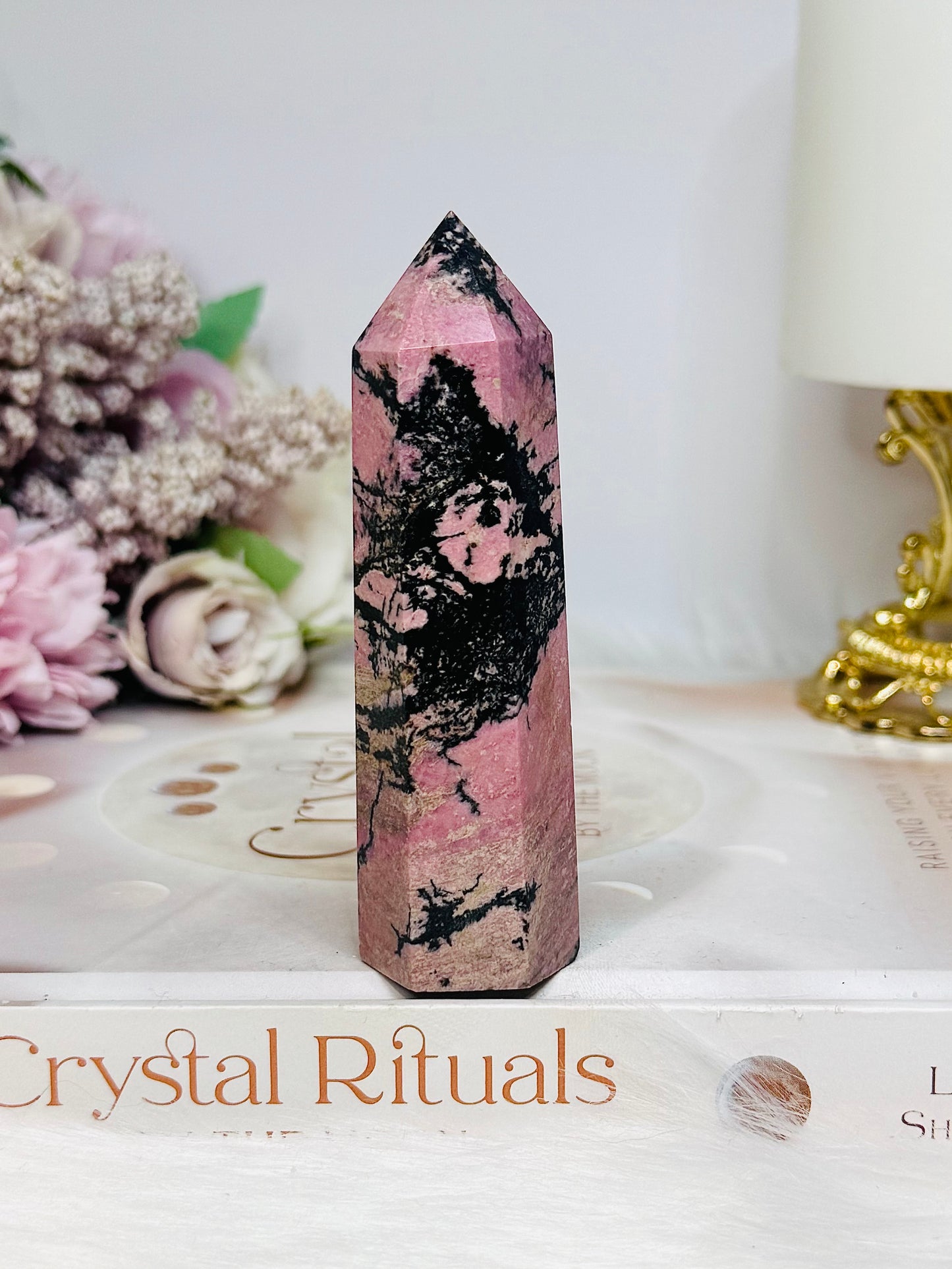 Rhodonite Chunky Tower 9.5cm