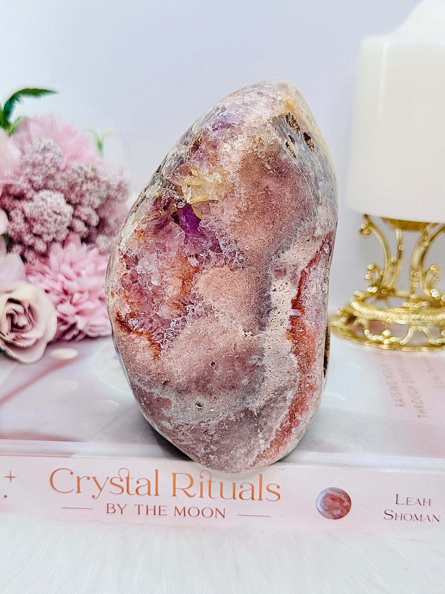 Absolutely FABULOUS Large High Grade 965Gram Pink Amethyst X Amethyst Freeform From Brazil