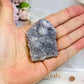 Small Aura Amethyst Druzy Slab 6cm (stand is display only)