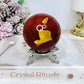 Mookaite Jasper Sphere on Stand 301g