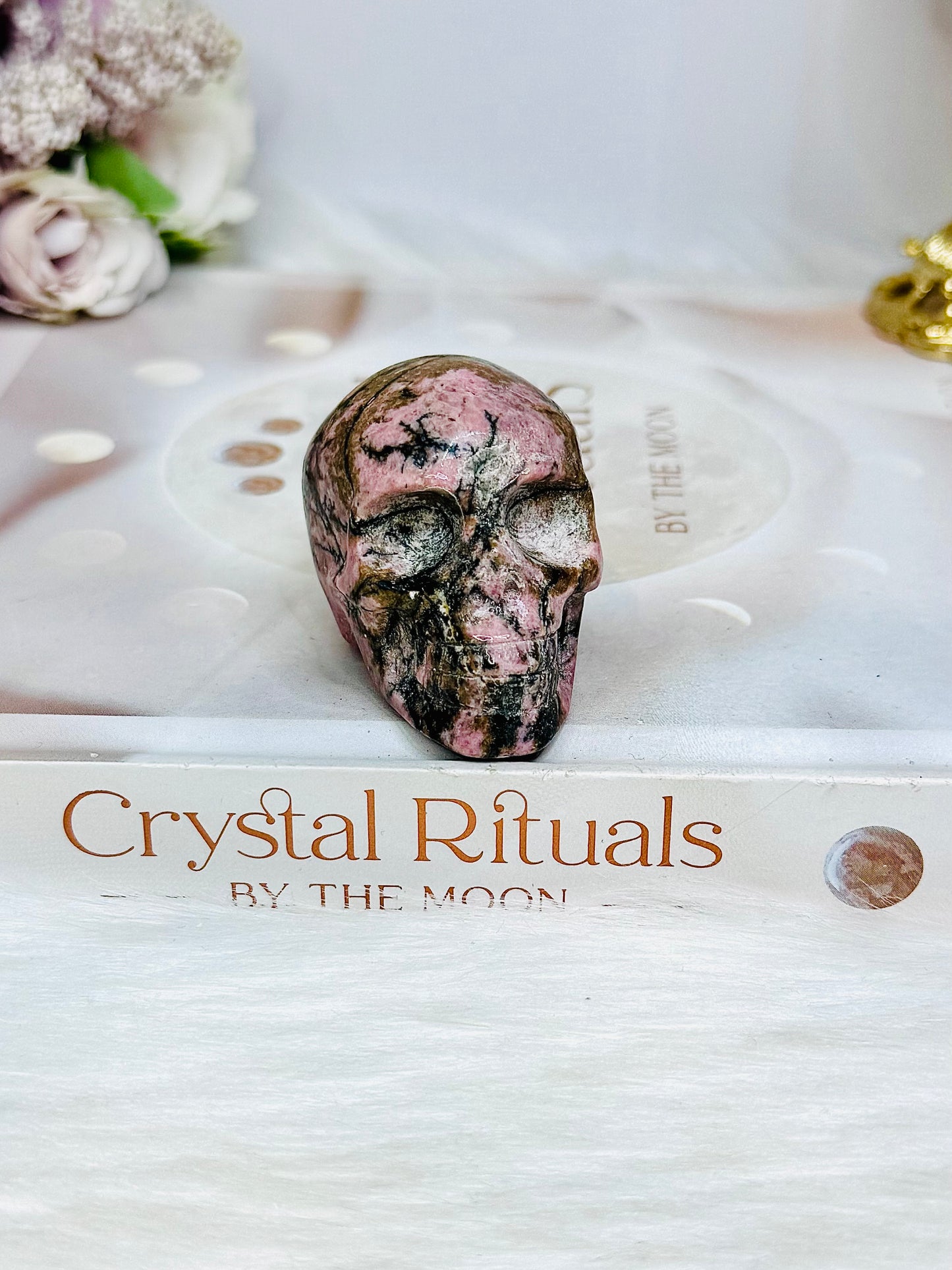 Pink Rhodonite Skull 5.5cm