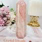 Classy & Absolutely Gorgeous Large 14.5cm Rose Quartz Double Tower Truly Gorgeous