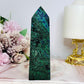 Natural Azurite Malachite Tower 13cm 280g