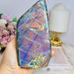 Double Sided Magic ~ Large Natural Polished Labradorite Freeform Full of Flash Both Sides 15cm 756grams