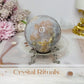 Large Flower Agate Sphere on Stand 319g