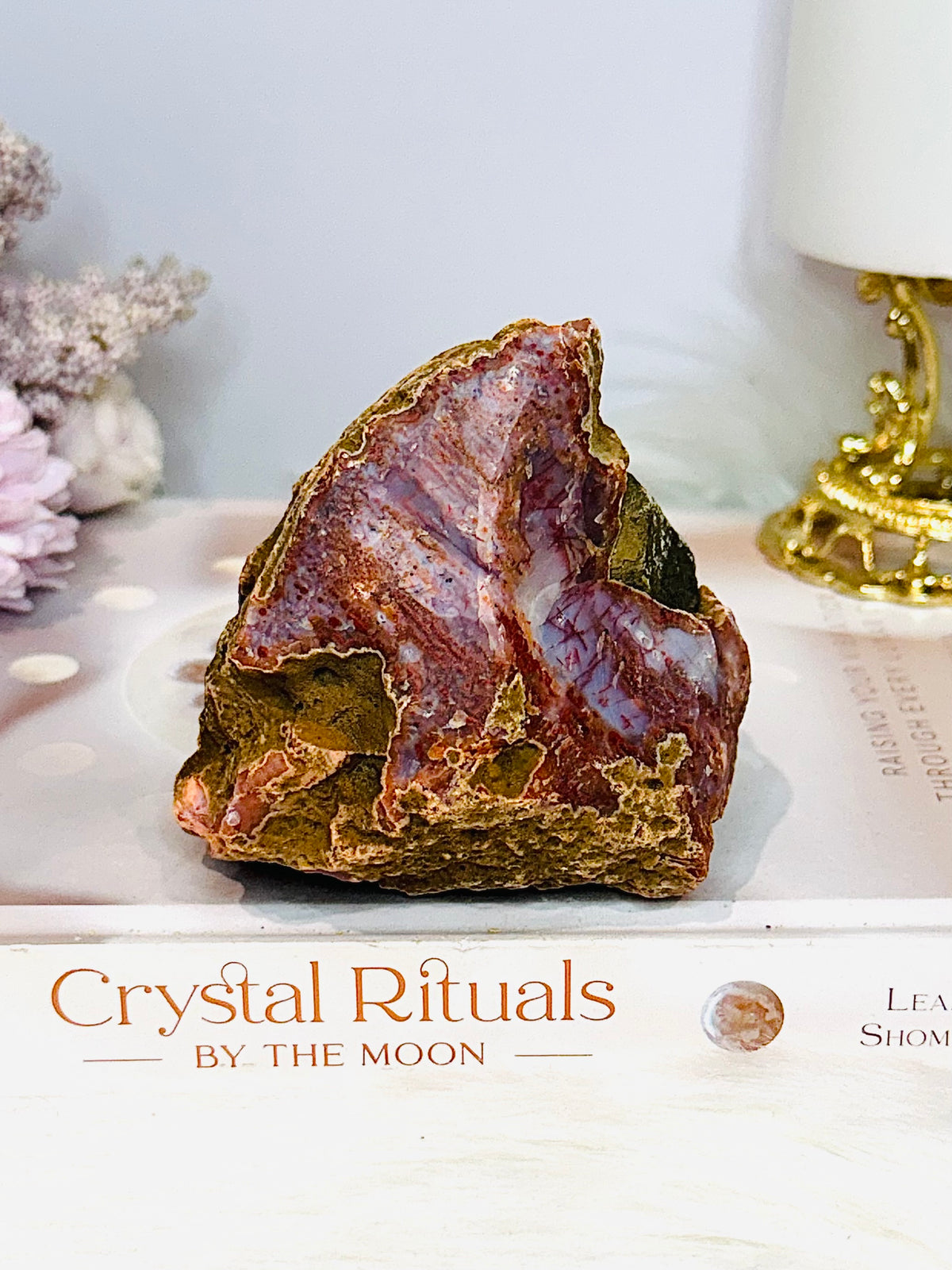 Natural Rough Agate Freeform 499g