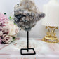 Natural Zeolite | Flower Amethyst Slab on Stand 14cm
