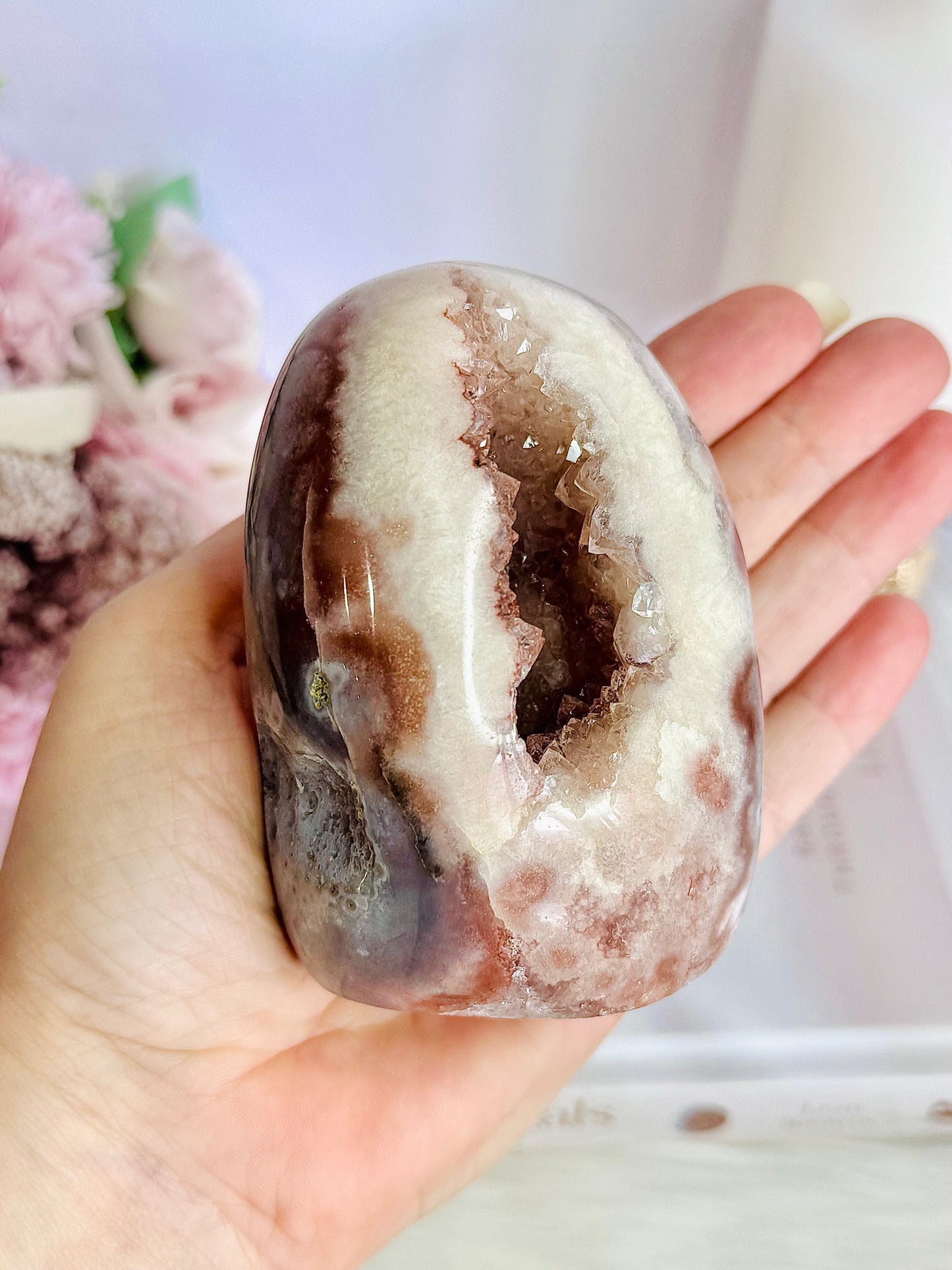 Absolutely Gorgeous Druzy Pink Amethyst Freeform 487grams