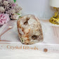 Natural Pink Amethyst Druzy Freeform 451g 7cm