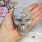 Ocean Jasper Carved Skull 8cm 401g