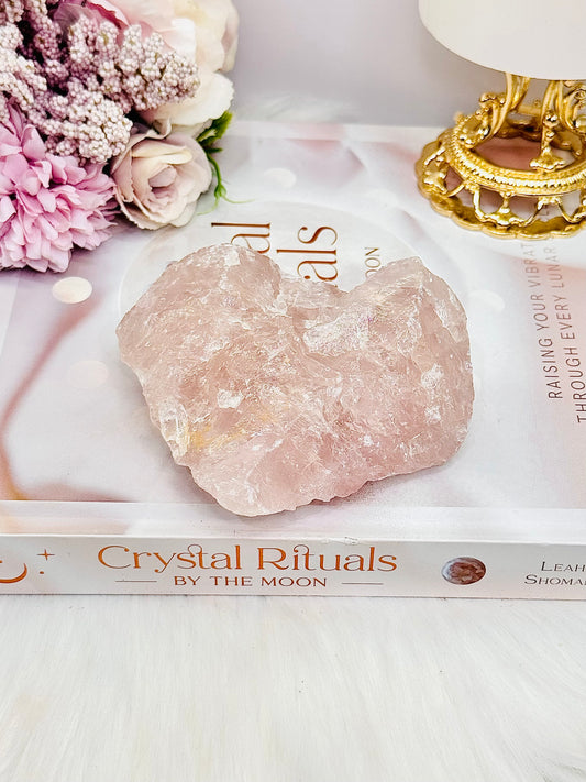 Natural Raw Rose | Rough Quartz Specimen 273grams