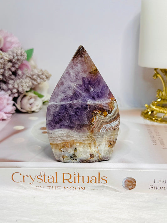 Crazy Lace Amethyst Flame 9cm