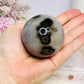 Black Agate Sphere on Stand 267g